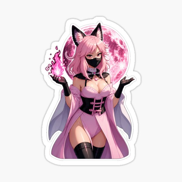 Foxfire Moon Familiar sticker